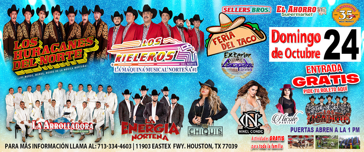 Feria Del Taco 2021 in Houston TX Get Tickets Now Imagen Venues
